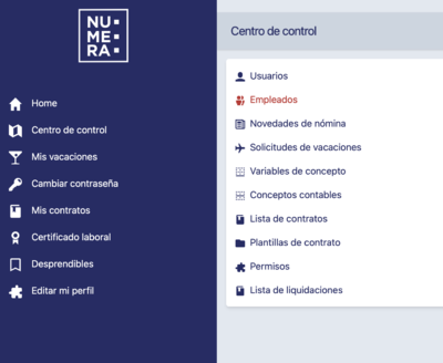 Ir a centro de control, empleados en Nomina.png