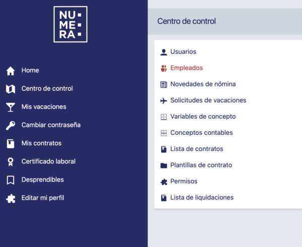 Ir a centro de control, empleados en Nomina.png