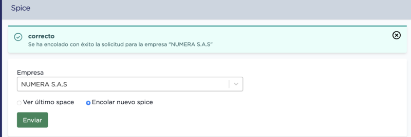 Encolar nuevo spice en reportes de Numera.png