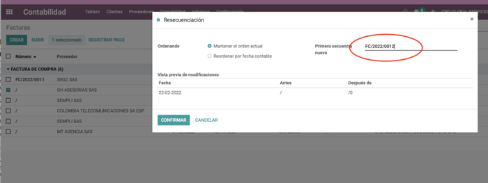 Configurar re-secuenciación en Odoo.png