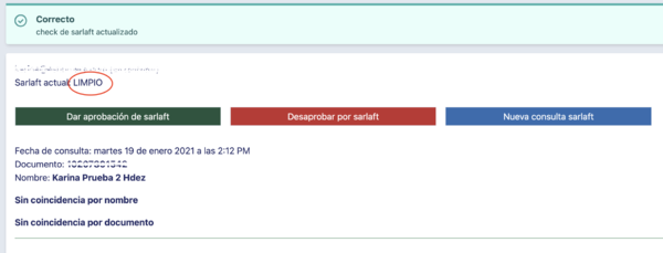 Dar aprobado de Sarlaft a un usuario en Nómina.png
