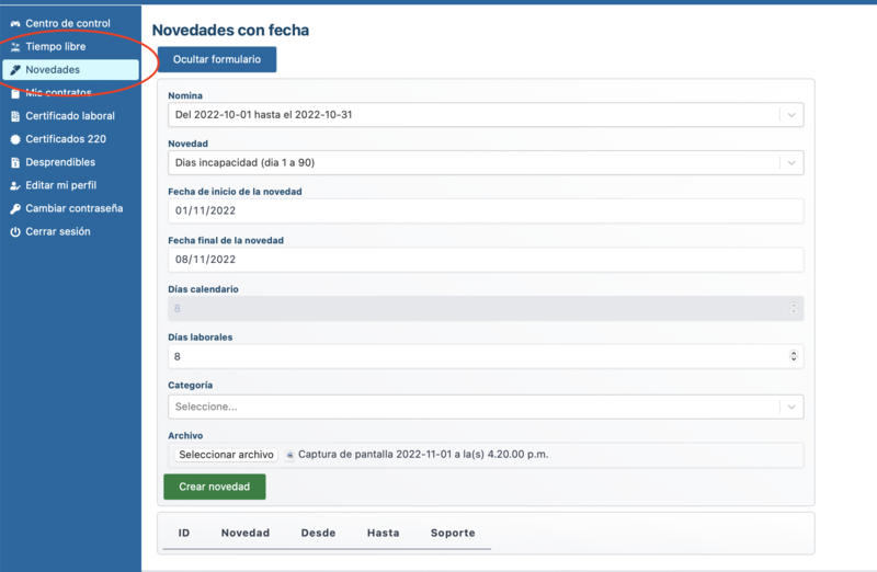 File:Cargar novedad y tiempo libre del empleado.png