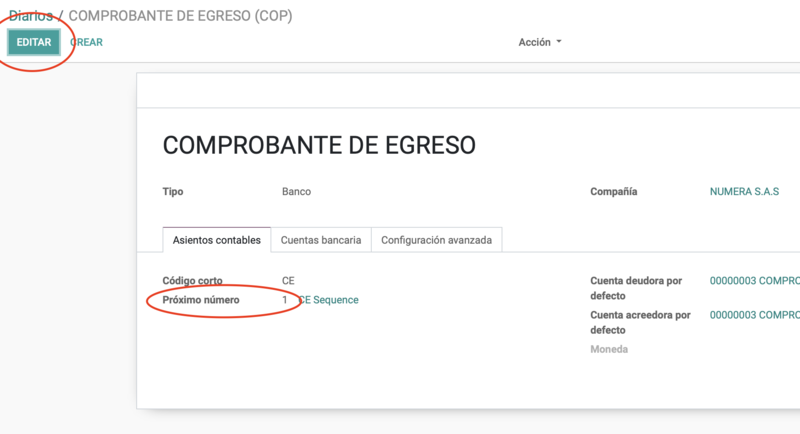 File:Cambiar consecutivo o numeración de diarios en Odoo.png